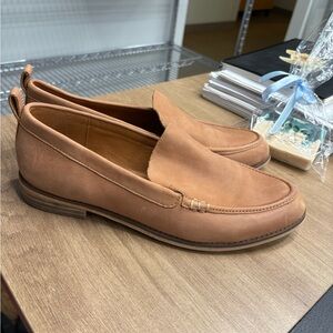 LUCKY BRAND Woman’s Tan Leather Slip-On Loafers